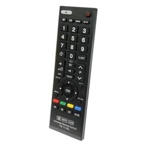 Toshiba compatibele tv-afstandsbediening Bedien uw entertainment eenvoudig met ergonomisch design en intuïtieve functies voor een optimale ervaring.