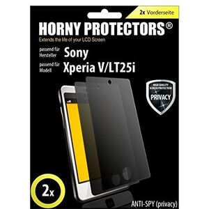 Horny Protectors SET 2x privacy privacy screen protector voor Sony Xperia V/LT25i