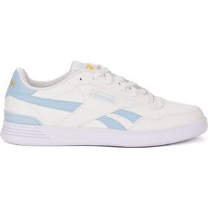 Reebok Dames Court Advance Clip Tennisschoenen, Krijt/SOFTBLUE/FIERCEGOLD, 2.5 UK, Krijt Softblue Felle, 35 EU