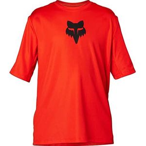 Fox Racing Jongens Youth Ranger SS shirt, fluorescerend rood, X-Large, Fluorescerend rood, XL