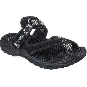 Skechers Dames Reggae-Trailway-40798 Flip Flop, Zwart, 35.5 EU