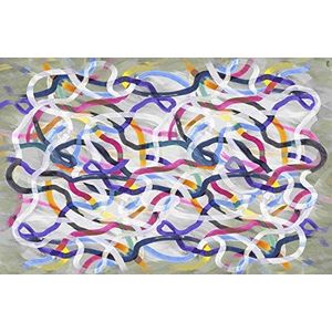Vilber New Look Metropolis tapijt, vinyl, meerkleurig, 100 x 153 x 0,2 cm