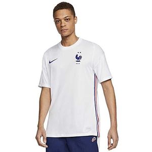 Nike Federation Francaise de voetbal Breathe Stadium outdoor T-shirt, wit/concord, maat M