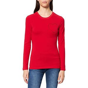 Love Moschino Womens T-Shirt, RED, 48