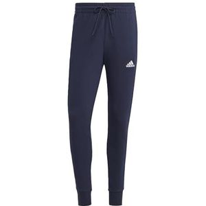 adidas Heren Essentials French Terry Tapered Manchet 3-Stripes Broek, XL Tall, 3 inch