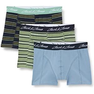 JACK & JONES Boxershorts voor heren, Navy Blazer/Detail: Loden Frost - Riviera, M