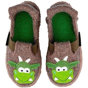 Nanga Magic Dragon kinderpantoffels, bruin, 24 EU