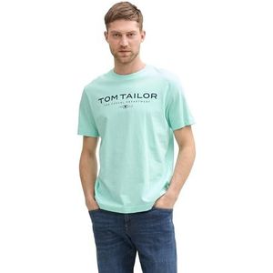 TOM TAILOR T-shirt voor heren, 37105 - Bright Mint Green, M
