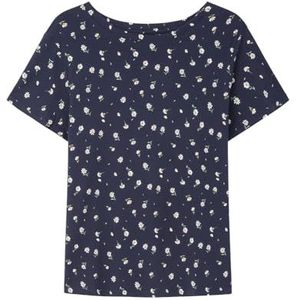 Springfield Linnen hemd, gestreept, Mao, standaard beige, S