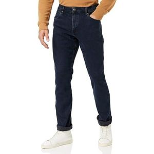 Wrangler Authentic Straight Jeans voor heren, blauw (Blue Black 097), 38W x 34L