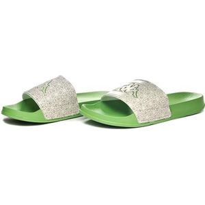 Kappa Logo Noles 6 Voetbalschoenen voor heren, groen-beige, 41 EU, Groen Beige, 41 EU