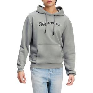 Karl Lagerfeld - Essential Logo - Hoodie - Grijs - Regular Fit