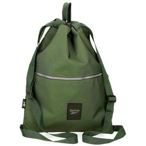 Reebok Arlie Rugzak met ritssluiting, groen, 35 x 46 cm, polyester, 16,1 l, Groen, Eén maat, Rugzak met ritssluiting