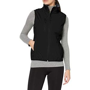 CLIQUE Dames Softshell Vest Gilet Outdoot, Zwart, XS