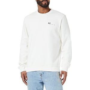 s.Oliver Men's 10.3.11.14.140.2125699 Sweatshirts met lange mouwen, wit, XL, wit, XL