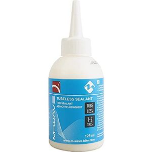M-Wave Unisex Volwassen Sealant Afdichtingsvloeistof voor tubeless banden, wit, 125 ml