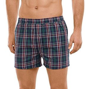 Schiesser Mix & Relax boxershorts voor heren pyjamabroek - groen - Medium