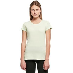 Build Your Brand Basic T-shirt voor dames, Lichtmunt, XL