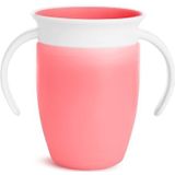 Munchkin Miracle 360 Cup, Baby and Sippy Cup, Ideal Sippy, Water and Weaning Cup 6+ to 12 Months, 7 oz/207 ml, Pink