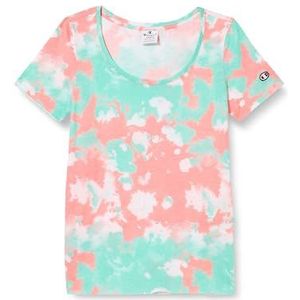 Champion Legacy Minimalist Resort W - Piece-Dyed Regular S/S Crewneck T-shirt, roze perzik allover, L dames SS24, Perzikroze allover, L