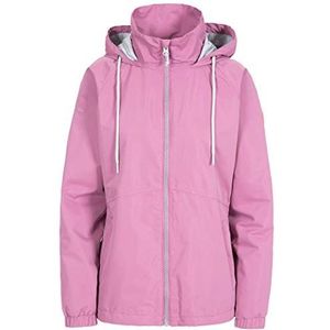 Trespass Waterdichte regenjas voor dames met verborgen capuchon.