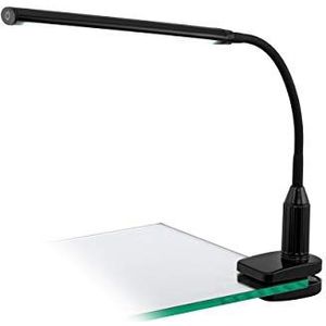 EGLO Klemlamp, plastic, geïntegreerd, zwart, 45 x 6,5 x 27,5 cm, 96437