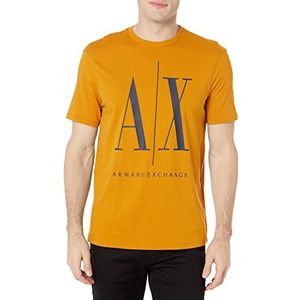 A|X ARMANI EXCHANGE Icon Graphic T-shirt voor heren, Duindoorn Bruin, S