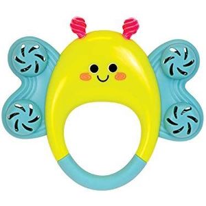 Manhattan Toy 216800 Butterfly Tambourine, rammelspeelgoed, Multi