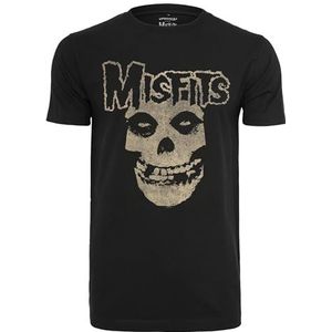 Mister Tee Heren T-shirt Upscale X Misfits Oversize Tee Black XS, zwart, XS