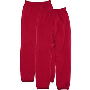 Hanes Men's Eco Smart Fleece Sweatpant, Deep Red, Small (Pack of 2)