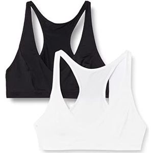 DIM - Bustiers - Zwart - Wit - Microvezel - Set van 2