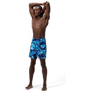 Speedo Heren The Lookout Boardshort 18"" print watershorts, suikerblauw, 30