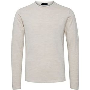 Casual Friday - Trui - Crème - Gebreide Truien - Merino Wol - Lange Mouw