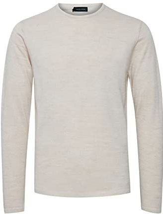 Casual Friday - Trui - Crème - Gebreide Truien - Merino Wol - Lange Mouw