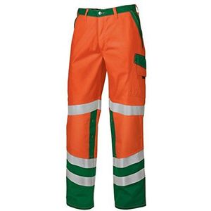 BP 2010 845 werkbroek 50% katoen, 50% polyester Warnorange/groen, maat 60N