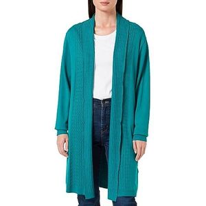 Sidona Dames Open Cardigan 10430498, smaragdgroen, M/L, smaragdgroen, M/L