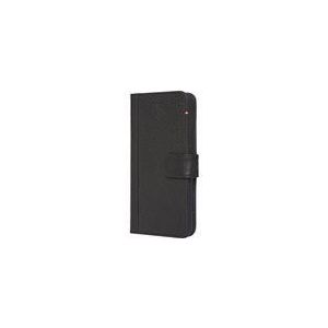 DECODED Wallet - Flip Cover voor mobiele telefoon - Full Grain nappaleer - Zwart - voor Apple iPhone X (d7ipoxwc5bk)
