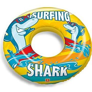 Mondo Toys - Surfing Shark zwemring - opblaasbare donut - zwemring - ideaal voor jongens en meisjes geschikt in het zwembad/zee - 16920