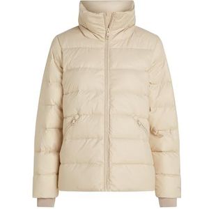 Tommy Hilfiger - Mw Down Funnel Nk Jacket - Beige - Dames