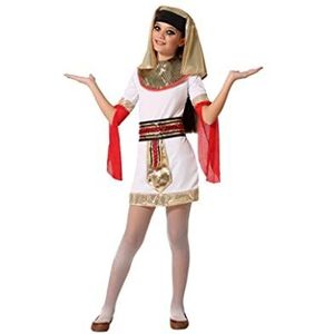 Atosa -66302 Egyptisch kostuum voor meisjes, 66302, wit, 10-12 jaar