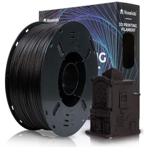 VOXELAB ASA CF Filament 1,75 mm, hoogwaardig 3D-printerfilament, ASA CF, goede hechting voor 3D-printen, vacuümverpakking, nette spoel, nauwkeurige maatnauwkeurigheid +/- 0,02 mm, 1 kg Marsala