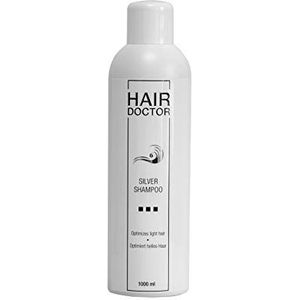 Hair Doktor – zilvershampoo – professionele shampoo voor geblondeerd haar verzorgend met amandelkernolie 1000 ml