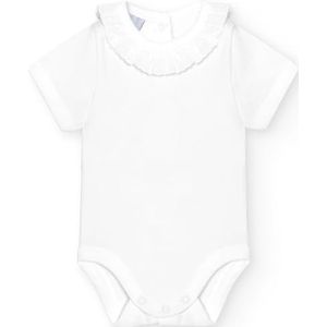 BABIDU Babybody - Katoen - Gazonkraag met Kant - Uniseks