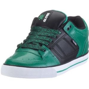 Globe Rage LTD GBRAGE Sportschoenen voor heren, skateboarden, reliëf leer, groen Greenmonster, 40 EU