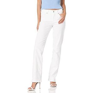 NYDJ Petite Marilyn jeans met rechte pijpen voor dames, Optisch Wit, 32 petite