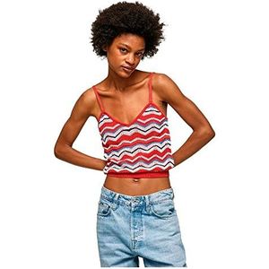 Pepe Jeans Dames Frida TOP Trui, Studio Rood, XL, Studio Rood, XL