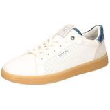 MUSTANG - Sneakers Laag - Donkerblauw Greige Wit - Imitatieleder