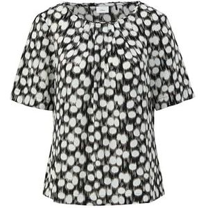 s.Oliver Schwarz LABEL blouse korte mouwen, 99b0, 42