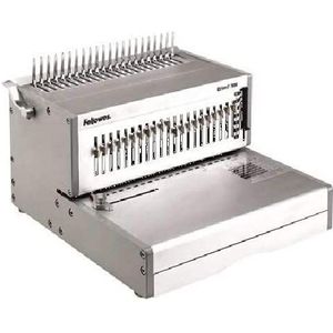 Fellowes Orion-E 500 Elektrische plastic bindmachine met documentmeetfunctie stansvermogen: 30 bladen/bindvermogen: 500 vellen, zilver