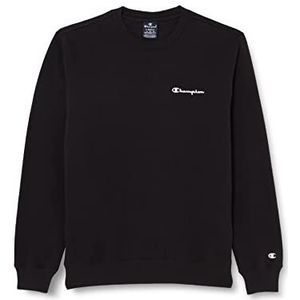 Champion Legacy American Classics Heavy Powerblend fleece Small Logo Crewneck sweatshirt, zwart, S voor heren